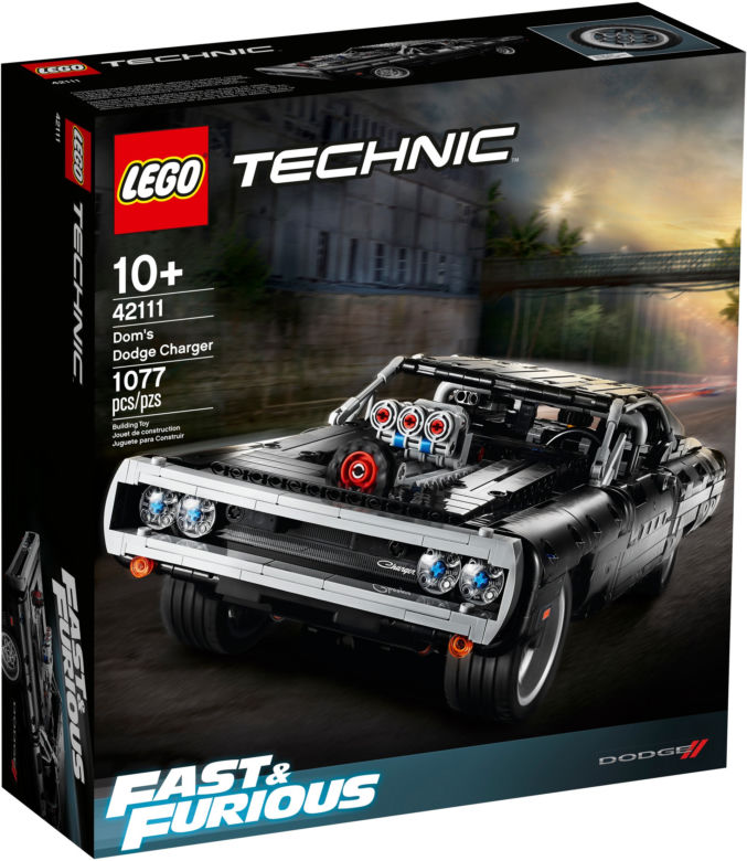 Dodge Charger z filmu Fast And Furious / zestaw LEGO Technic
