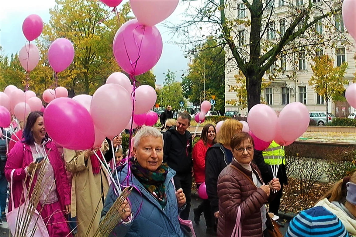 Marsz Różowej Wstążki w Szczecinie