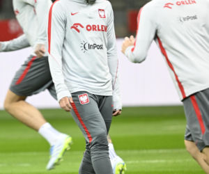 Trening reprezentacji Polski w Warszawie przed meczem z Albaną