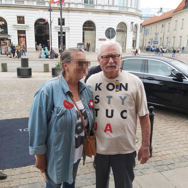Lech Wałęsa pokazał kulisy manifestacji z 4.06