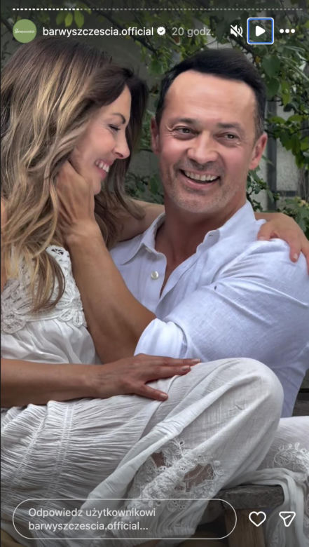 Barwy szczęścia. Kasia (Katarzyna Glinka), Mariusz (Rafał Cieszyński)