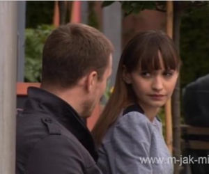 M jak miłość. Janka (Joanna Osyda), Wojtek (Mateusz Janicki)