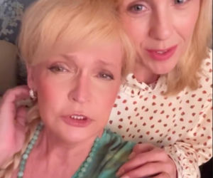 Barwy szczęścia nowy sezon na planie. Małgorzata (Adrianna Biedrzyńska), Malwina (Joanna Gleń)