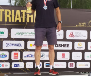 Policjant z Bydgoszczy najlepszy w Polsce. Duże sukcesy w zawodach triathlonowych