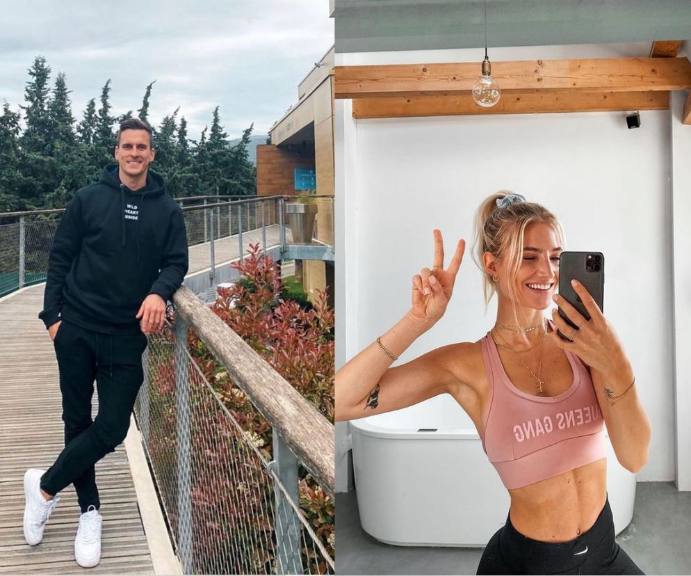 Arkadiusz Milik, Agata Sieramska