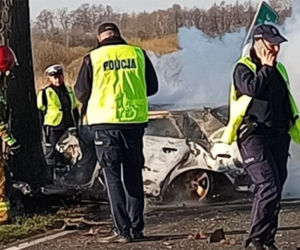 Tragiczny wypadek w miejscowości Głogowiniec [ZDJĘCIA] 
