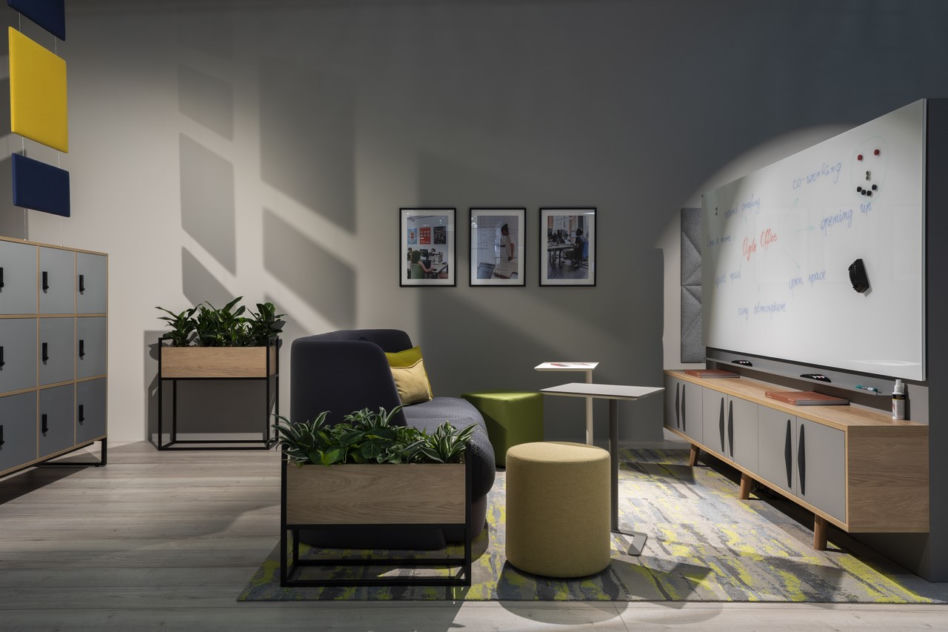 Orgatec 2018 – przestrzeń Agile Working według Furniko