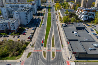 Rezerwa pod tramwaj w Al. Polski Walczącej w Warszawie