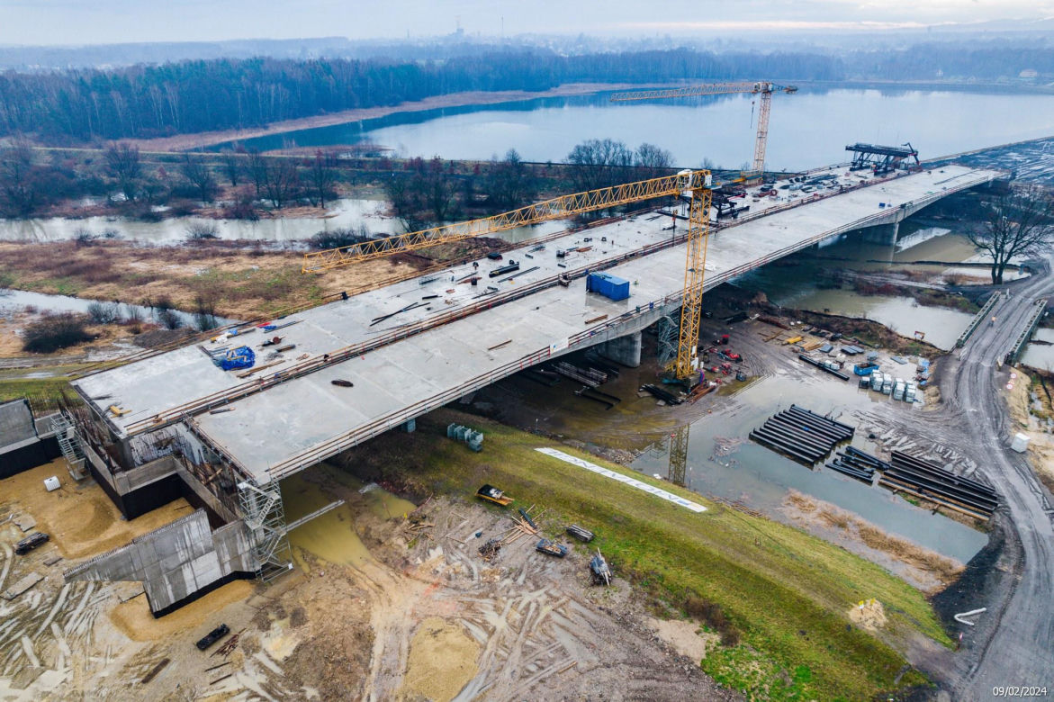 Budowa S1 Oświęcim - Dankowice LUTY 2024