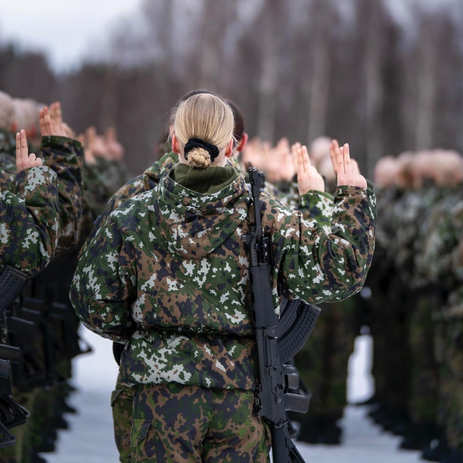 Finlandia - żołnierze podczas ćwiczeń