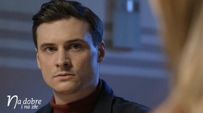 Na dobre i na złe odc. 568. Krzysztof Radwan (Mateusz Damięcki)