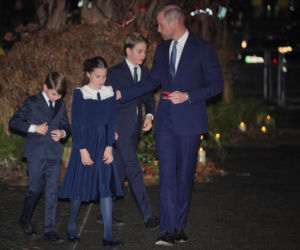 Kate i William z dziećmi na świątecznym koncercie