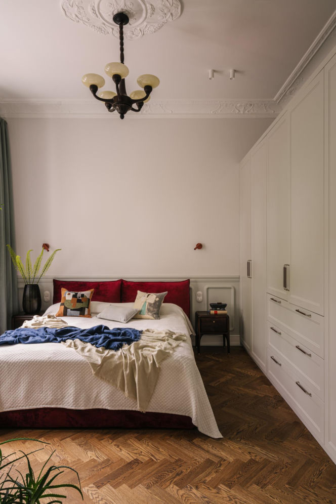 Secesyjny apartament w Poznaniu - projekt Maria Jachalska