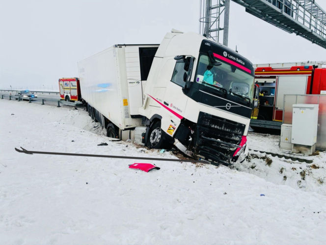 Zdarzenia na S61 koło Łomży