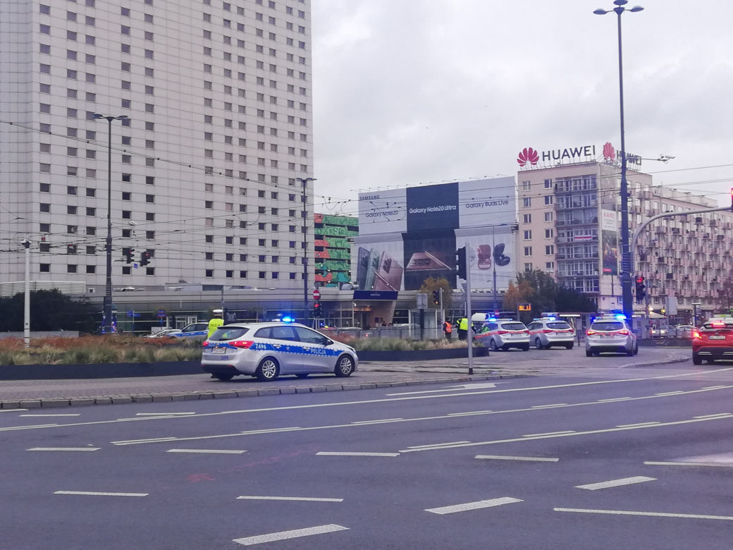 Gigantyczne siły policji w Warszawie