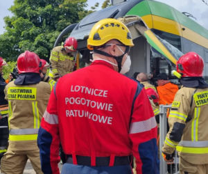Zderzenie dwóch tramwajów w Poznaniu
