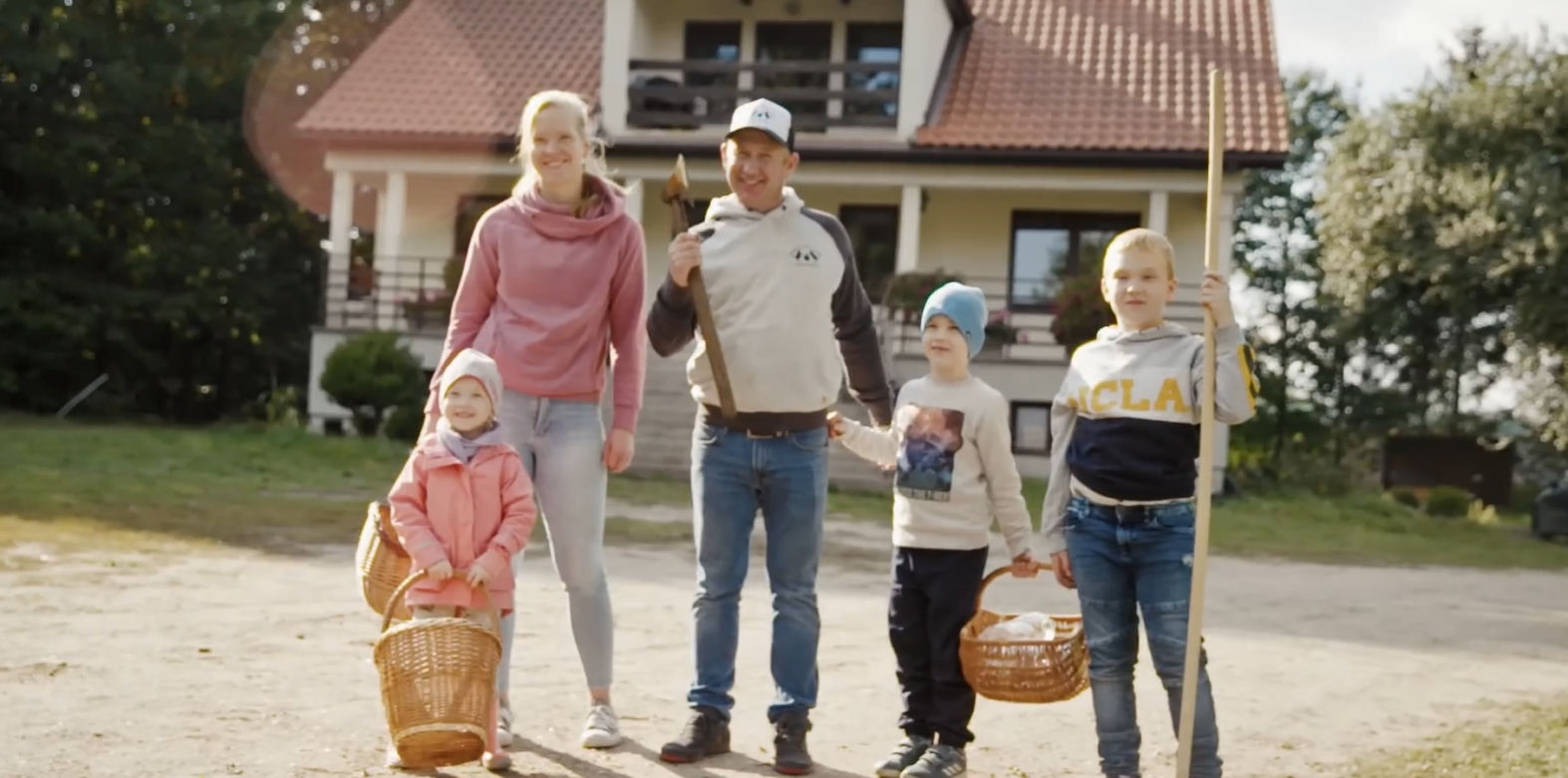 Dom Moniki i Tomka z serialu "Rolnicy. Podlasie"