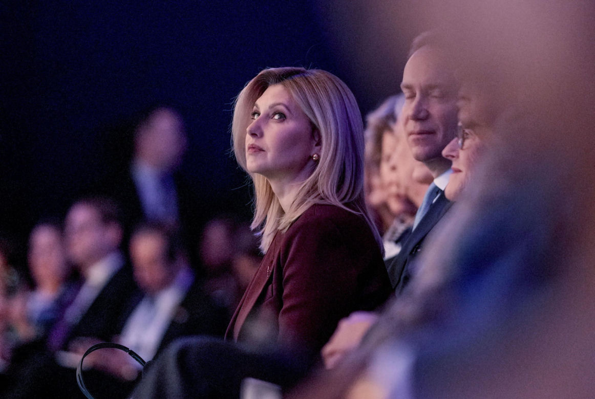 Ołena Zełenska w Davos ostrzega świat przed Rosją "Może spróbować rozszerzyć wojnę na inne kraje"