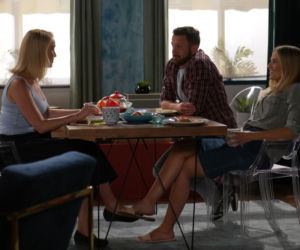 Pierwsza miłość. Marcin Zabawa (Przemysław Cypryański), Emilka (Anna Ilczuk), Marta (Honorata Witańska)