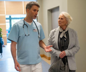 Na dobre i na złe odc. 977. Konstancja Kowalska (Agnieszka Mandat), Marcin Molenda (Filip Bobek)