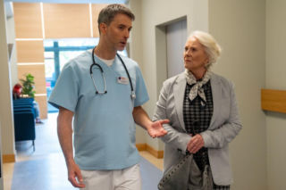 Na dobre i na złe odc. 977. Konstancja Kowalska (Agnieszka Mandat), Marcin Molenda (Filip Bobek)