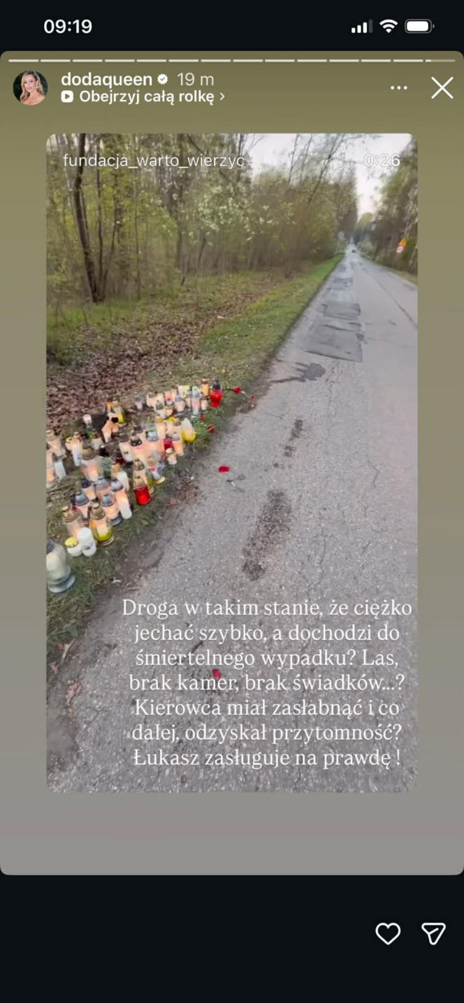 Doda pokazała drogę śmierci Litewki. Widok wbija w fotel