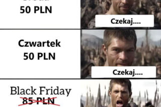 Memy na Black Friday