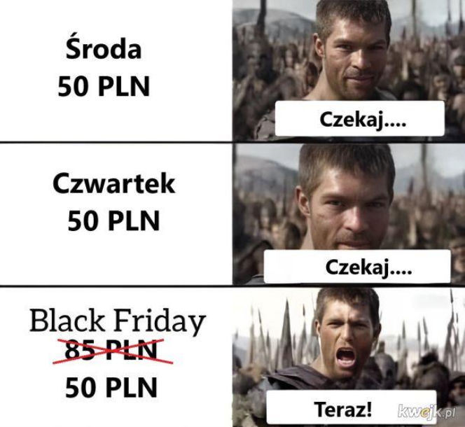 Memy na Black Friday