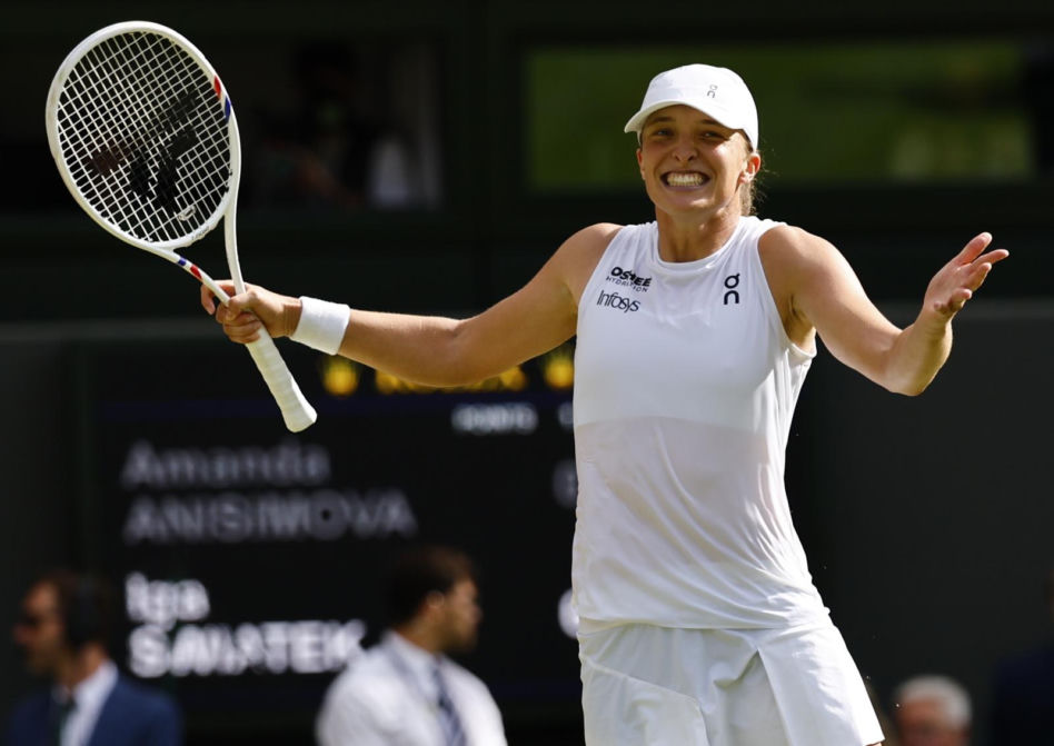 Iga Świątek po triumfie w Wimbledonie