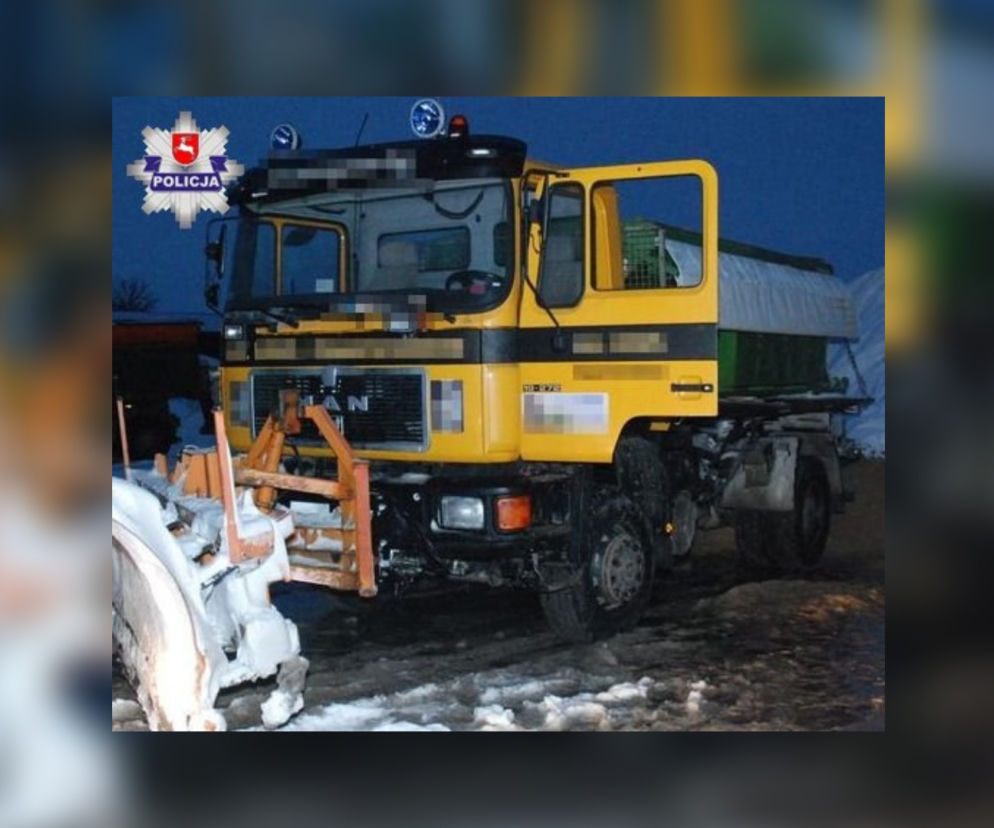 Naprawiał pługopiaskarkę – maszyna zmiażdżyła mu rękę. Groźny wypadek w Zamościu
