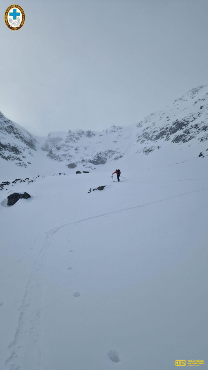 Poszukiwania turysty w Tatrach