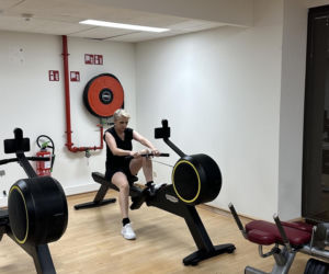 Joanna Scheuring-Wielgus na siłowni