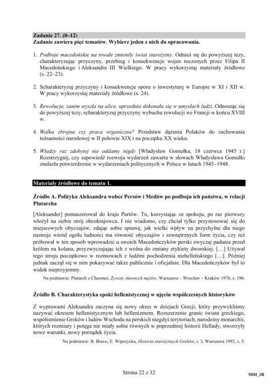 Matura próbna 2020 historia. Mamy arkusze CKE