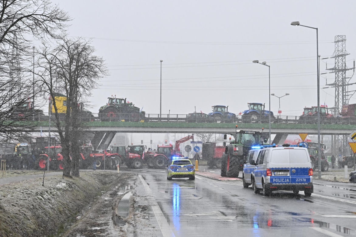 Mińsk Mazowiecki. Ogólnopolski protest rolników