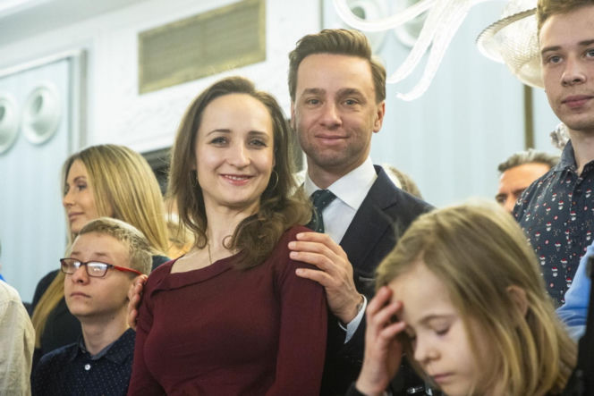 Krzysztof Bosak z żoną Kariną