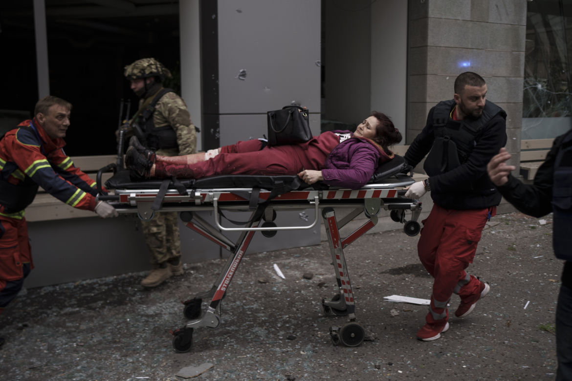 Ukraina. Ostrzał rakietowy miasta Charków