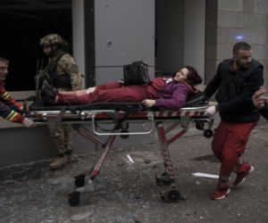 Ukraina. Ostrzał rakietowy miasta Charków
