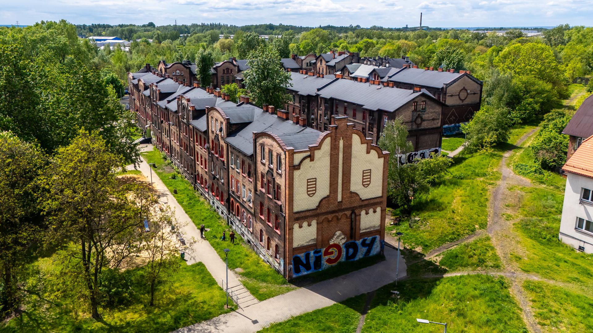 Kaufhaus w Rudzie Śląskiej - luksusowy przedwojenny dom towarowy i osiedle patronackie przy nim