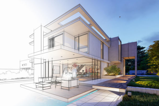 Wizualizacja nowoczesnego domu: od szkicu architektonicznego do gotowego projektu