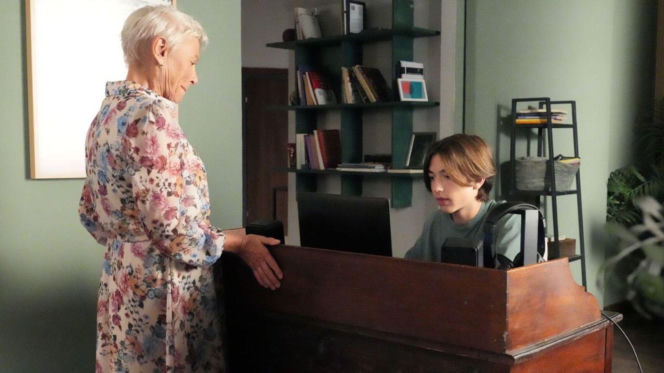 Barwy szczęścia odc. 3275. Krystyna Złota (Hanna Bieluszko), Emil (Artem Malaszczuk)