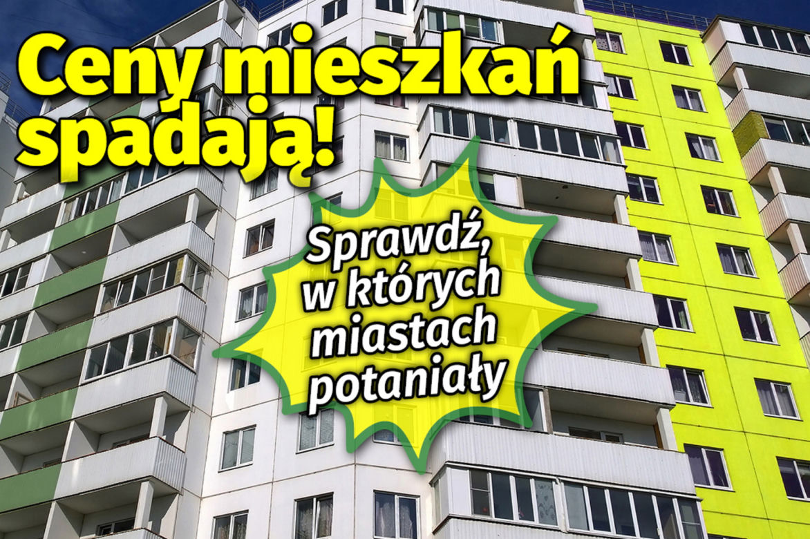 Ceny mieszkań spadają!