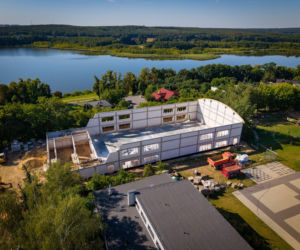 Budowa hali sportowej w Osiecznej