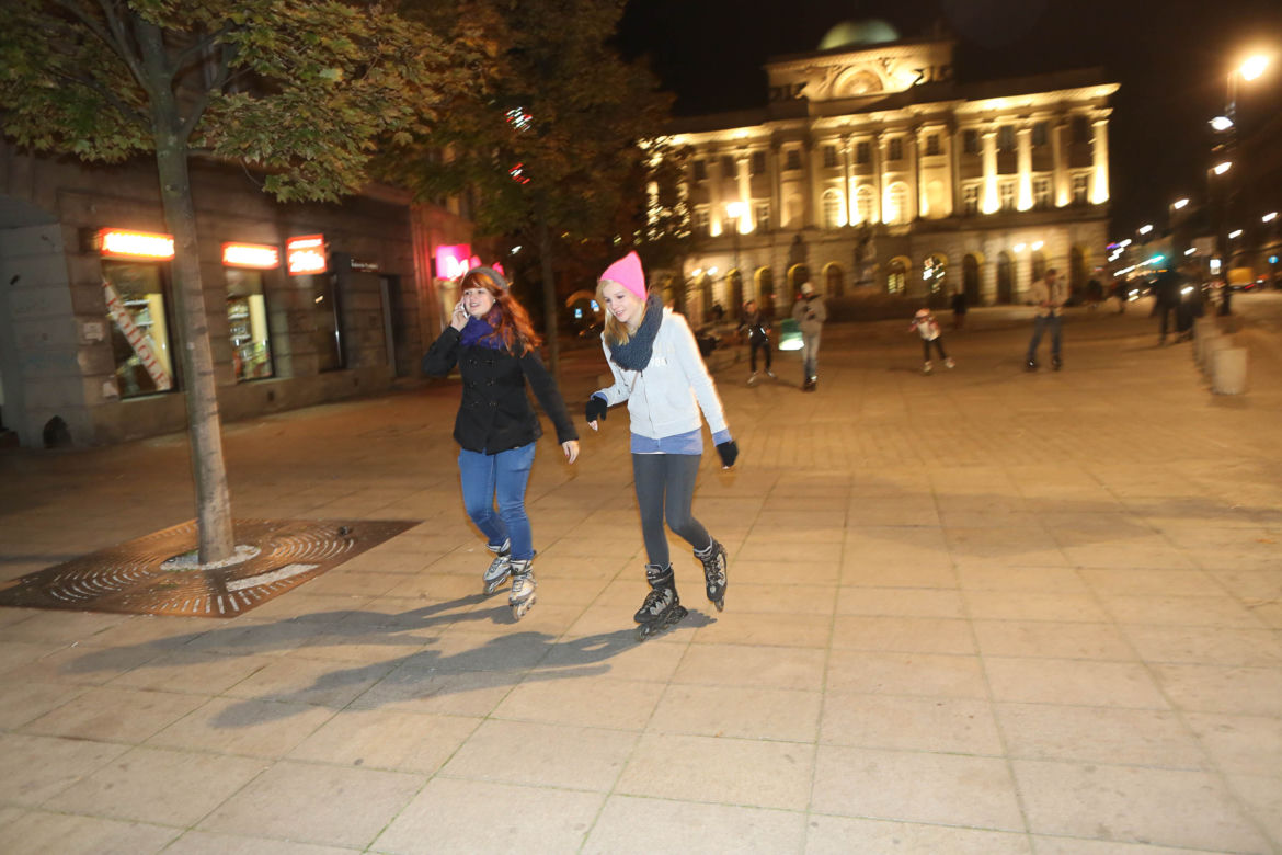Nightskating po Warszawie