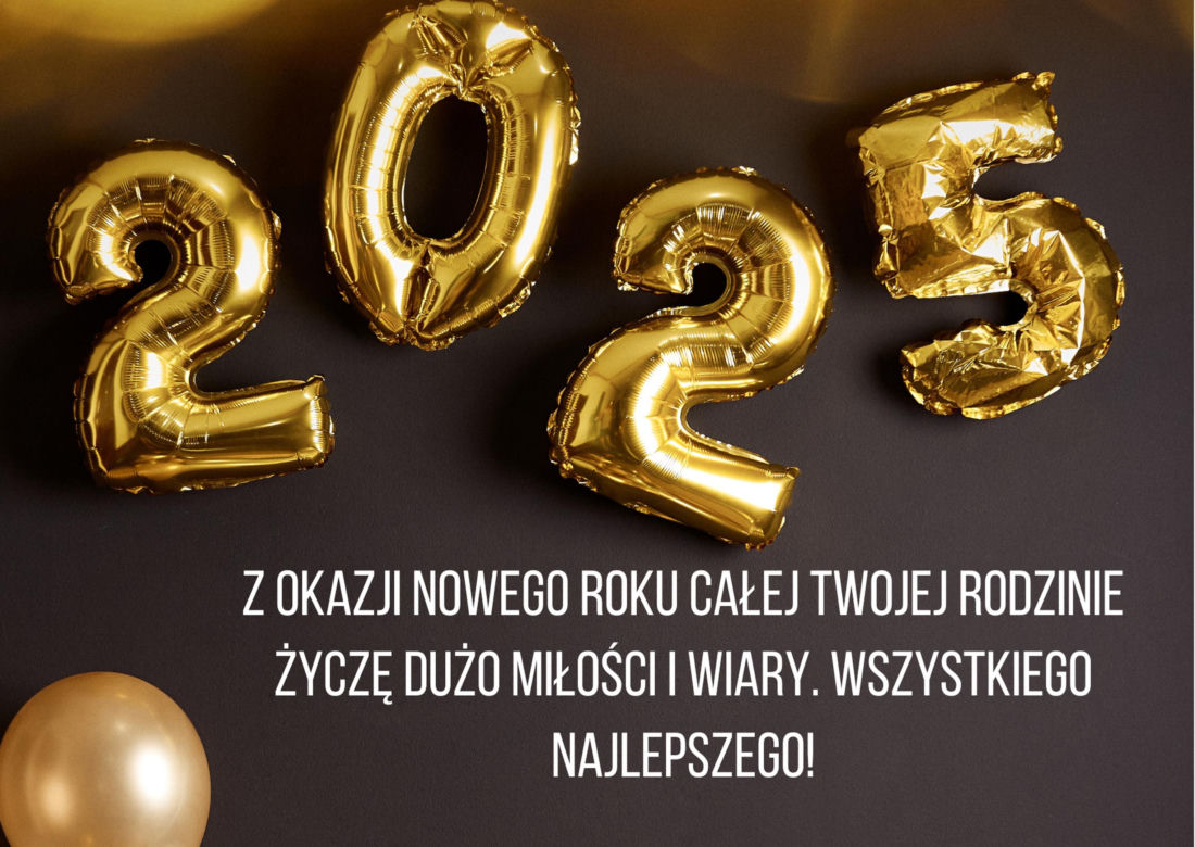 Kartki noworoczne 2025: starannie wybrane, śliczne obrazki dla znajomych i rodziny na Nowy Rok