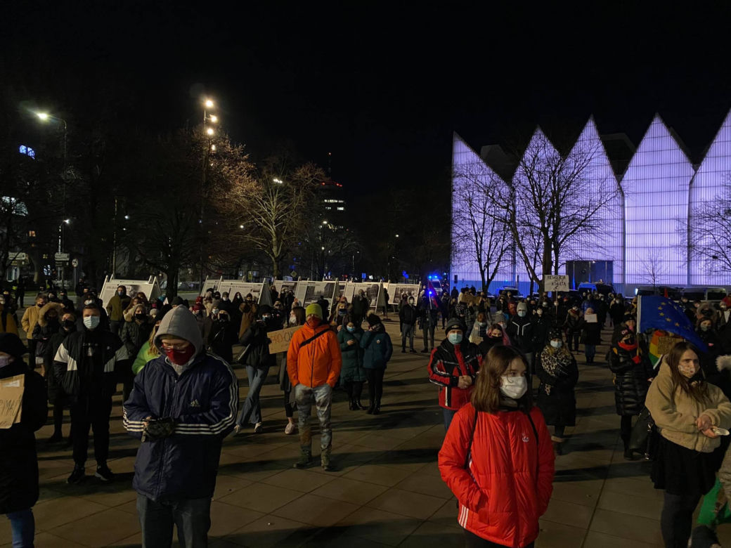Plac Solidarności w Szczecinie, Strajk Kobiet