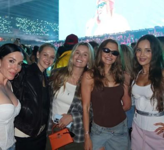 Lewandowscy i Szczęśni na koncercie Bad Bunny'ego