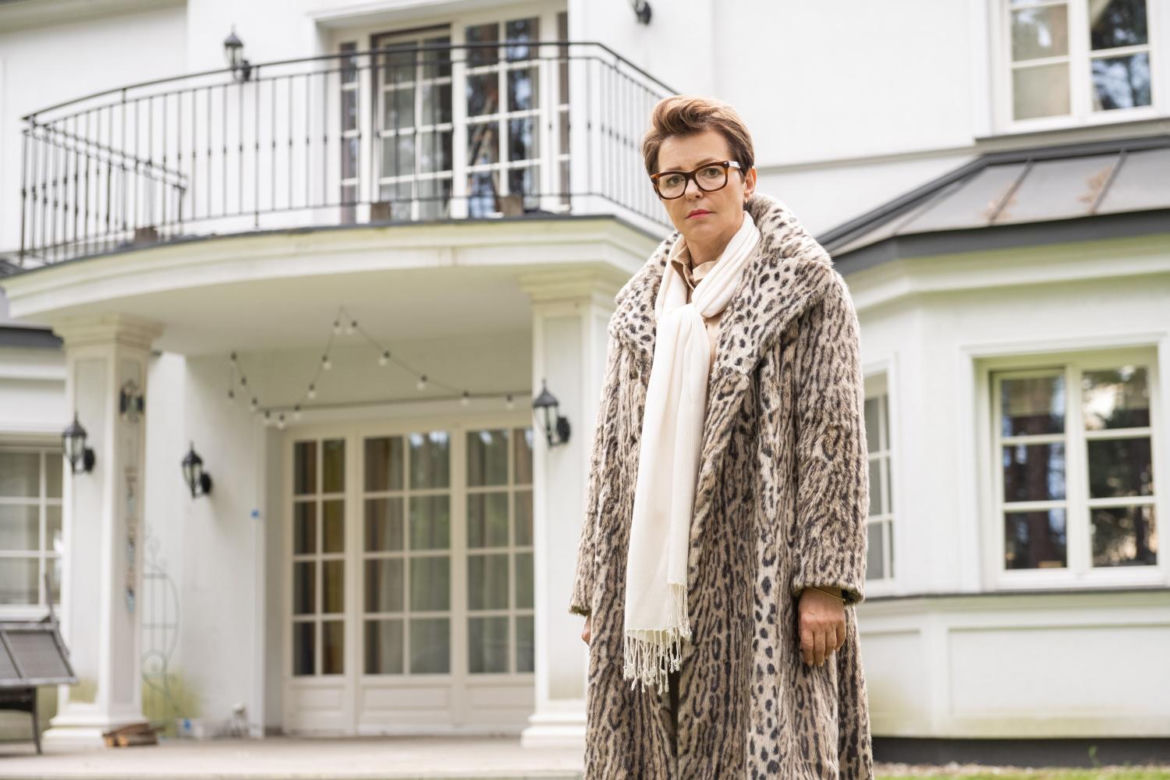 Aleksandra Konieczna na planie serialu "Będziemy razem mieszkać"