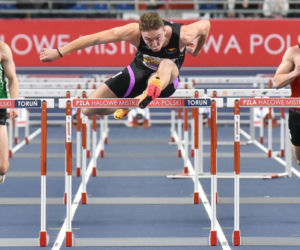 Halowe mistrzostwa Polski w Kujawsko-Pomorskiej Arenie Toruń. Zdjęcia kibiców i zawodników