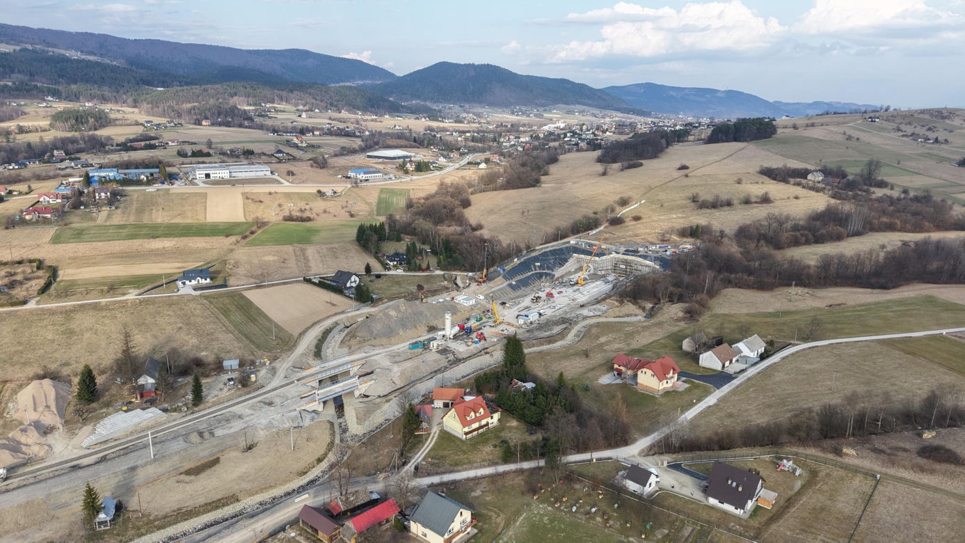 Drążenie tunelu pzrez TBM Kinga
