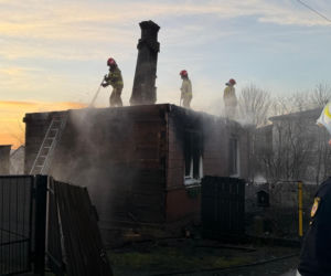 Pożar przed samymi świętami. Ogień strawił cały dom w Wielkiej Wsi!